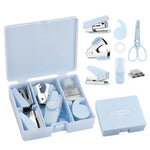 ZORBES® Grapadora, Juego de 8 Grapadoras, Caja Herramientas de Grapadora de Metal con 8 Herramientas Diferentes, Portátil, Material ABS Duradero y Alta Calidad, Adecuada para Oficina, Escuela, Hogar