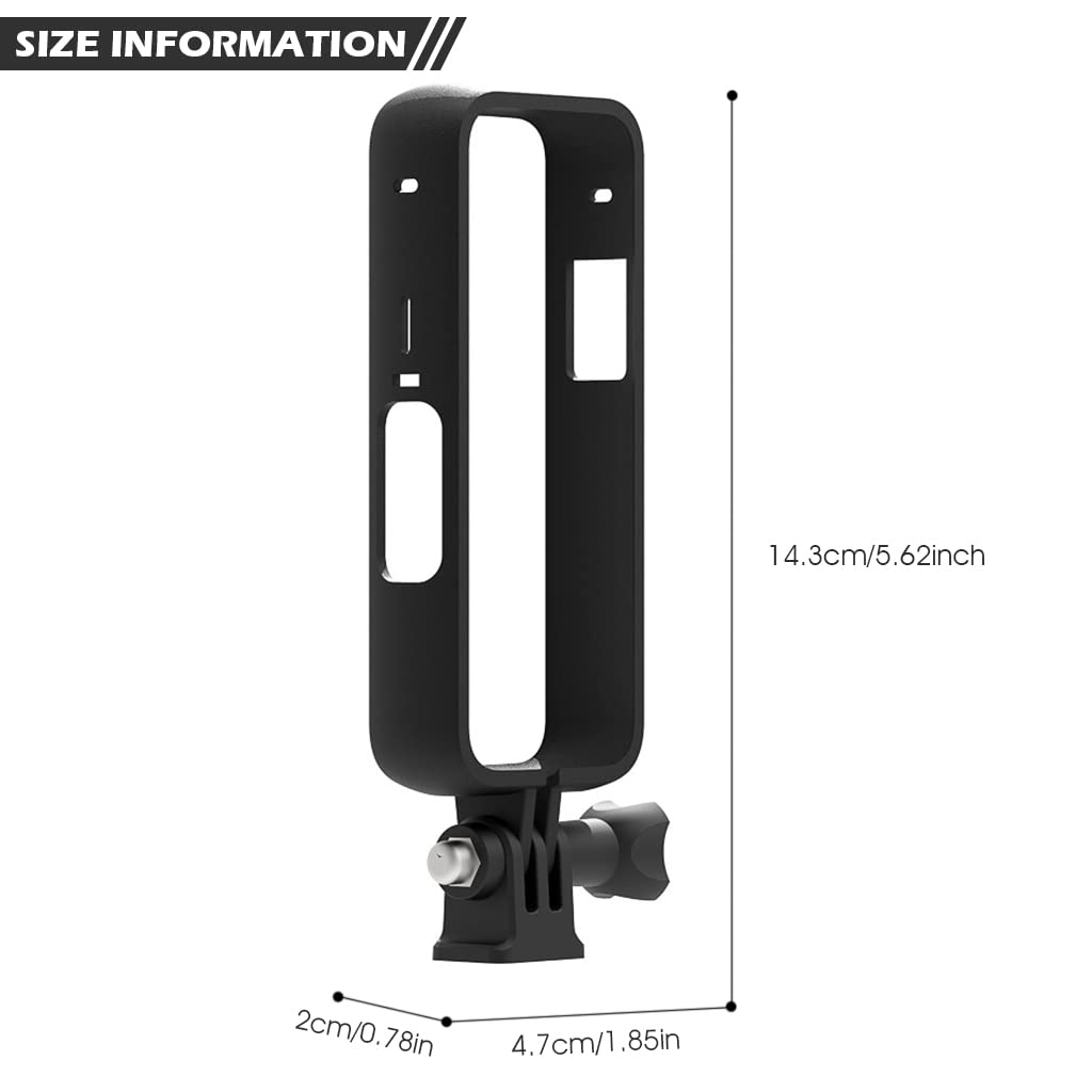 ZORBES® Protective Housing Case Mounting Bracket for Insta360 ONE X3 Action Camera Compatible with Tripod of 1/4" Screw Hole ONE X3 Camera Accessories