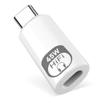 Verilux Light-ning to Type C Earphone Converter for iPhone 16/15 with PD 45W Fast Charging | HIFI Audio