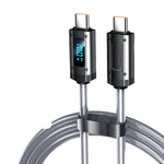 Verilux® PD 240W Type C Cable Fast Charging, 4.9Ft Digital Display Charger Cable for 16/15