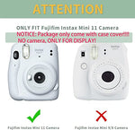 ZORBES® Mini 11 Case Cover, Crystal Protective Camera Case for Fujifilm Mini 11, with Flim Sheet Holder, Easy Install Shell Cover with Shoulder Strap for Intex Camera Mini 11 (case only