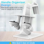 Verilux® Glasses Storage Stand Non-Slip Desktop Holder for VR Headset & Controller for Meta Quest 3 Accessories Pro Oculus Quest 2 Stand 3PCS