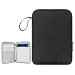 ZORBES® 12.9 inches Tablet Travel Bag for iPad Waterproof Travel Zipper Bag with Utility Mesh Pocket Travel Accessories Bag Universal Tablets Pad Organizer Bag, Black