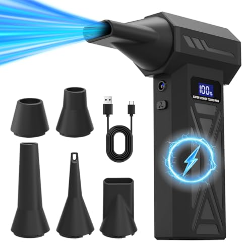 ZORBES® Compressed Air Duster,110000RPM Electric Air Duster Turbo Fan