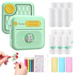 ZORBES® Portable Thermal Printer, Mini Stick Printer, Bluetooth Pocket Printer Compatible