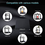 ZORBES® 3D Printer Bed, for Ender 3 Glass Bed Upgraded 3D Printer Tempered Glass Plate Build Surface for Ender 3/Ender 3 Pro/Ender 3 V2/Ender 5/Ender 5 Pro/Ender 3 S1, 235x235x4mm