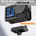 ZORBES® Silicone Protective Case Lens Caps for DJI Action 5Pro Camera Case Scratch Proof and Skin Friendly Designs Soft Housing, Silicone Skin Cover for Action 5Pro with Lannyard & Lobster String Loop