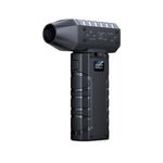 ZORBES® Handheld USB Fan with LED Light USB Fan Air Blower Ultra Strong 130000 Rmp /Min Air Blower Stepless Adjustable Air Flow Speed Portable USB Fan Air Blower Flashlight for Home, Travel, Camping