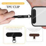 ZORBES® 2 Pack Phone Lanyards for Phone Case, Fashion Nylon Woven Phone Case Wristlets with 2 Self-Adhesive Inserts Phone Sling, Adjustable Sliding Cord Lock, 360 °Swivel Anti-Lost Phone Wristlets