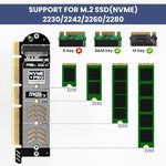Verilux NVMe PCIe 4.0 Adapter for M.2 SSDs up to 4TB with Aluminum Heat Sink | PCIe X4 Slot Expansion