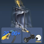 Verilux® 4 in 1 USB to Type C Cable 3.3Ft PD 65W Fast Charging Data Transfer Support Thunderbolt Light-ning Type A Equipment for iPhone 16 15 Galaxy S25 S24 MacBook iPad 2 PCS