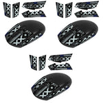 Verilux® Mouse Grip Tape for Logitech G102 G304 Gaming Mouse Skin Pre-Cut Self-Adhesive Sweat-Proof Fashion Pattern 3PCS