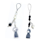 ZORBES® 2Pcs Phone Charms Anime Jujutsu Kaisen Pendent Phone Charms Goj Satoru & Suguru Geto Beaded Resin Pendant Phone Lanyard Strap Couple Phone Charms