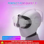 ZORBES® VR Face Pad for Meta Quest 3, Silicone Cushion Mask for Quest 3 Headset Accessories Reusable Face Pad 2PCS
