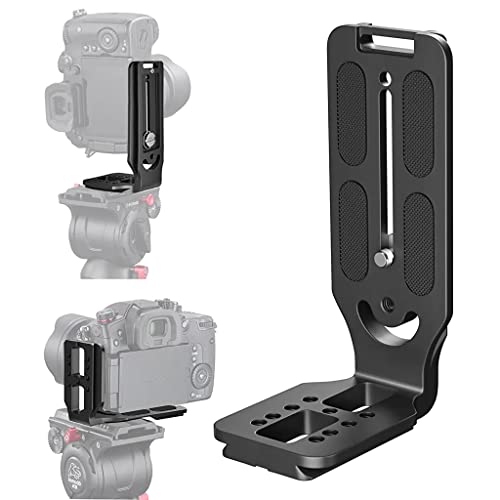 ZORBES® DSLR L Bracket for Camera, 1/4" Vertical Horizontal Video Shooting Switch Tripod Quick Release Plate Compatible with Nikon Sony DJI Osmo Ronin Zhiyun Stabilizer Tripod