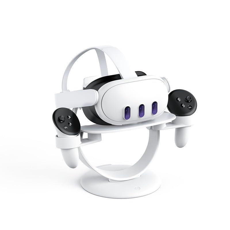 Verilux VR Display Stand for Meta Quest 2 with Dual Layer ABS Structure and Non Slip Base