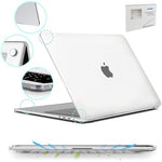 ZORBES® Laptop Cover 13.3 Inch for MacBook Air M1 A2337 A2179 A1932 Case Compatible with Apple 2020 2019 2018 Release Waterproof Clear Plastic Hard Shell Protector 3 PCS
