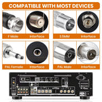 ZORBES® 31'' Universal Telescopic FM/AM Radio Antenna Kit