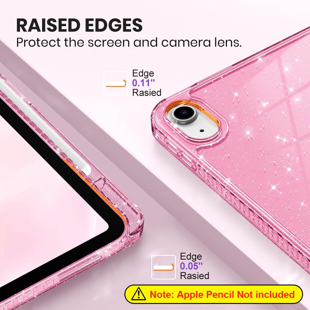 ZORBES® Smart Trifold Case with Pencil Holder for iPad 11th / 10th Gen