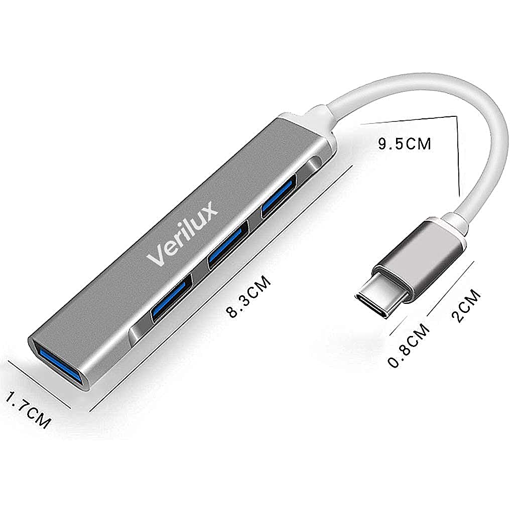 Verilux Type C Hub with 4 in 1 USB HUB Ports