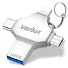 Verilux Pendrive 4 in 1 Flash Drive (128GB)