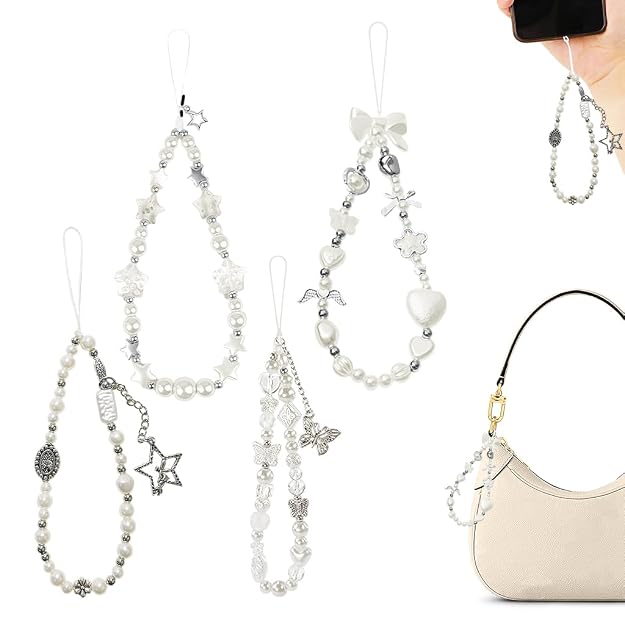 ZORBES 4Pcs Phone Charms for Girls