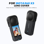 ZORBES® Silicone Case Cover Protector for Insta360 X3, Silicone All-Round Cover Compatible with 360 X3 Protective Accessories