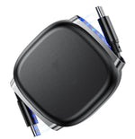 Verilux® USB C to USB C Cable,240W Retractable Fast Charging Cable