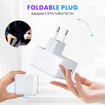 ZORBES® Dual Port 35W Power Adapter Charger Adapter for iPhone 13 iPhone 14 Apple MFi Certified Dual USB C Power Adapter Charger Adapter with USB C to USB C & USB C to Lightning Cable,White