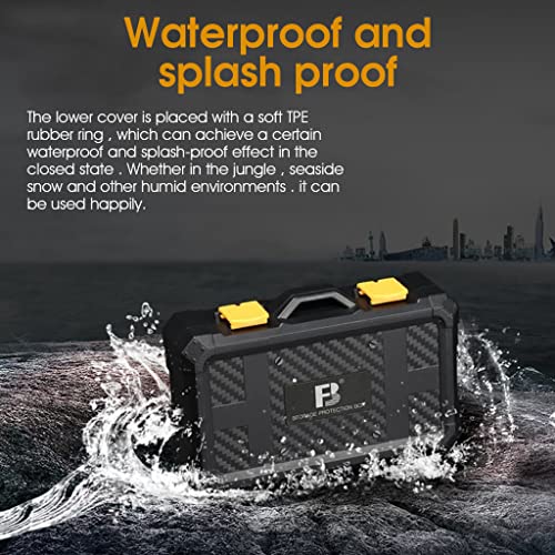 ZORBES® SD Card Holder, Camera Battery Memory Card Case, Professional Water-Resistant Anti-Shock Holder Protective Storage Box for for 2 XQD or 2 CF Cards&5 SD Cards&9 TF Cards&2 Camera Batteries