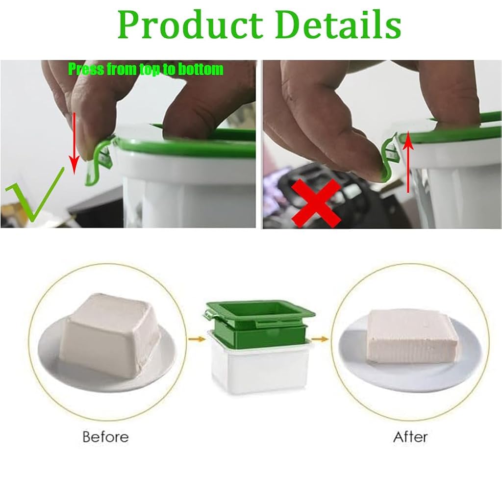 Serplex® Tofu Press Tofu Squeezer Dishwasher for 8-12oz,Easily Remove Water from in 15-30 Mins for More Delicious,Up to 3X More Efficient Pressing Homemade