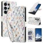 ZORBES® Wallet Case for Samsung Galaxy S25 Ultra 5G PU Leather Phone Case White