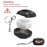 ZORBES® Fashion Hard Protective Cover for Samsung Galaxy Buds Pro(2021),Galaxy Buds 2,Galaxy Buds Live (2020),Shockproof for Geometric Diamond Cut Design (Without Earphone, Seperate Pieces Design)