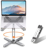 ZORBES® Laptop Stand with 360 Rotating Base