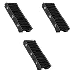 ZORBES® 3PCS M.2 SSD Heatsink Aluminum 2280 with Thermal Silicone Pad for PC PS5 PCIE NVMe or SATA
