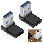 Verilux® 2 x USB C to USB 3.0 Adapter,90 Degree Adapter