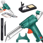 Serplex® 60W Soldering Gun Kit with Tin Holder, 480 ° C Temperature Range, Trigger-Fed Soldering Iron Tool Set for Electronics Repair, DIY Soldering & Precision Work