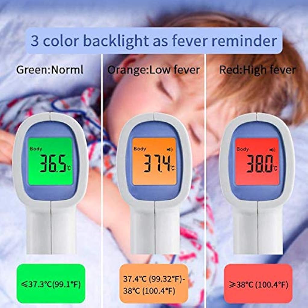 MAYCREATE® Forehead Thermometer Handheld Infrared Thermometer, Can Measure Objects And Human Body, Three-Color Backlight Display