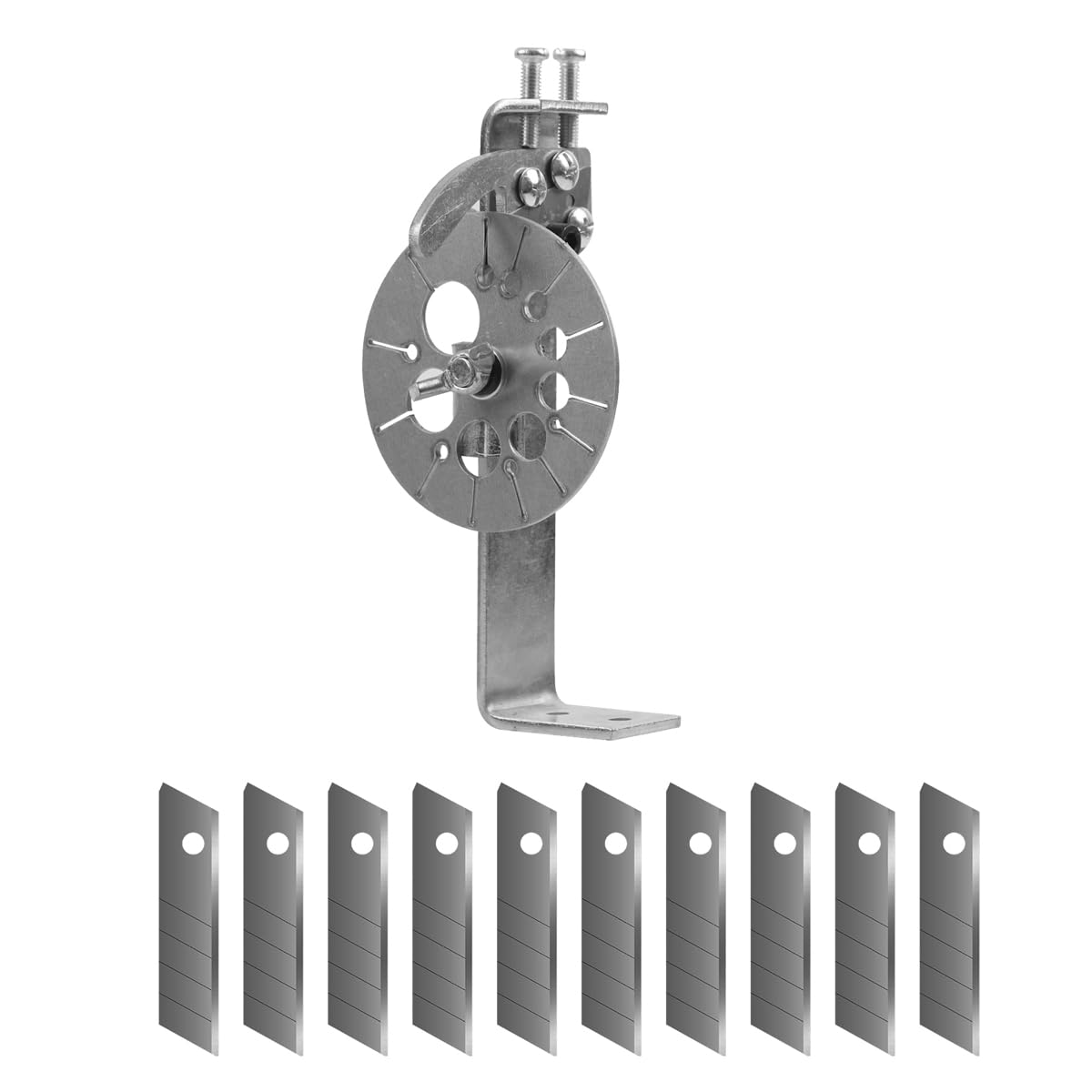 Serplex® Manual Handheld Wire Stripper with Multi-Cable Slots,Includes 10Pcs Stainless Steel Blades,Wire Stripper Tool Porable Handheld Multi Cable Cable
