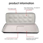 Verilux Storage Case for MX Keys Advanced Keyboard with Hard EVA Waterproof Protection
