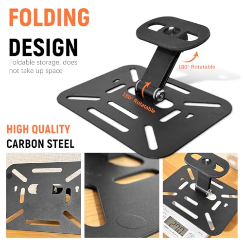 ZORBES® Desktop Projector Holder Stand Adjustable Wall Mount Bracket Carbon Steel Metal Universal Desk for Projectors 2 PCS