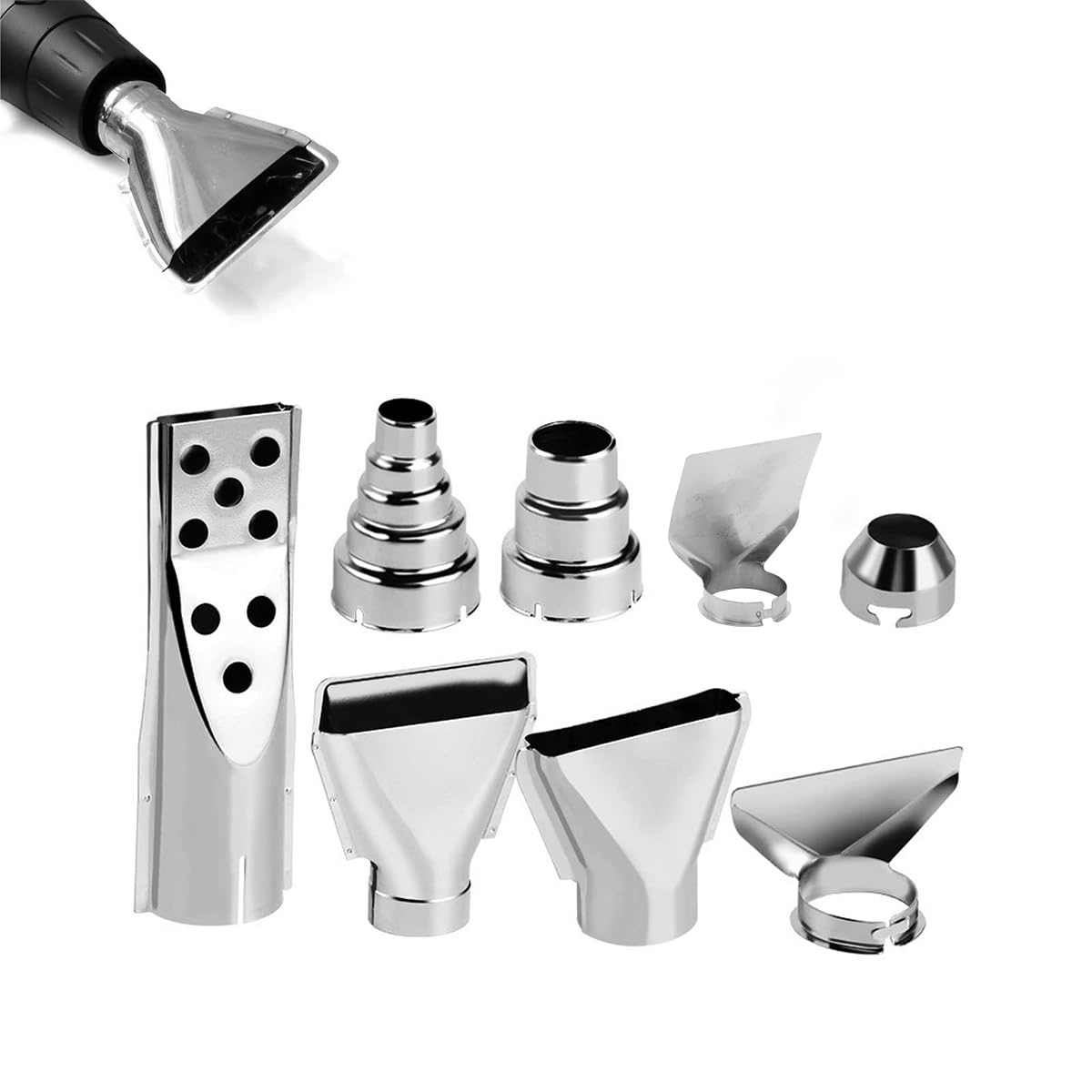Serplex 8PCS Heat Gun Nozzle Attachment Set