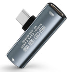 ZORBES® USB C Splitter, Dual USB C Headphone/Data and Charger Adapter, 3 in 1 USB C Audio Dongle USB C Data Adapter with PD 60W Charging for iPhone 16/16Pro/15/15Pro, Galaxy S24/S23/S22, Pixel 8/7