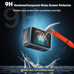 ZORBES® 10PCS For Hero 13 Screen Protector Compatible with GoPro Hero 13 Black, 9H Ultra Clear Tempered Glass Screen Only for GoPro Hero13 Accessories, Screen Protector &Silicone Lens Protective Cover