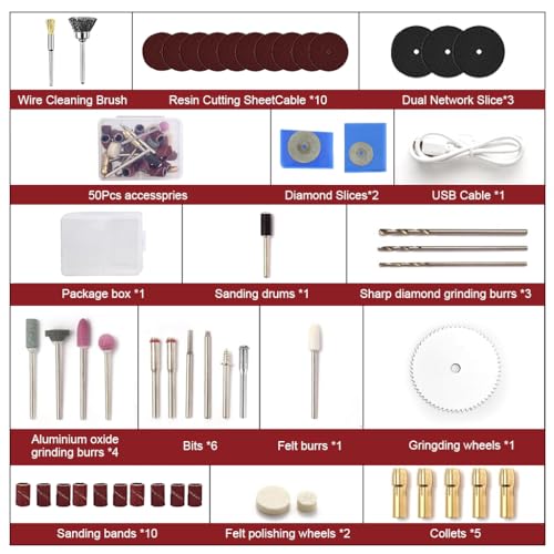 Verilux® Mini Drill Machine Tool Kit