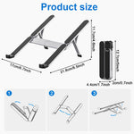 ZORBES® SODI Foldable & Portable Laptop Stand for Des
