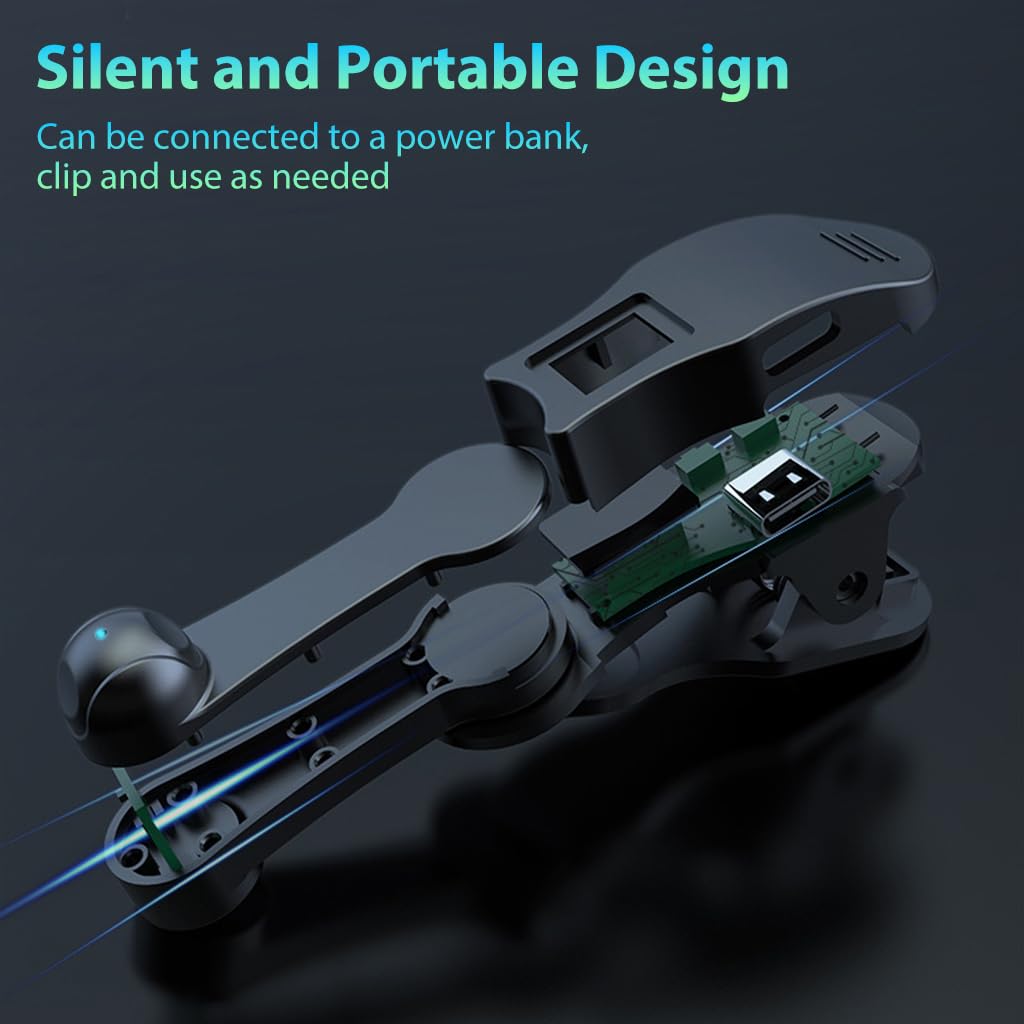 Verilux Auto Clicker for Smartphone with LED Display featuring 180° Adjustable Tap Arm | USB Rechargeable Screen Clicker