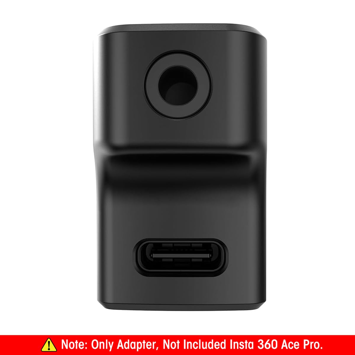 Verilux® Mic Adapter for insta360 X4, External Microphones Type-C and 3.5mm Audio Ports Compatible with Insta360 X4 Pro 2 in 1 Audio Mic and Charging Adapter Mount, Insta360 X4 Accessories