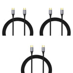 Verilux USB C Cable for Fast Charging 100W 10ft with E Marker Chip | 10Gbps Data Transfer