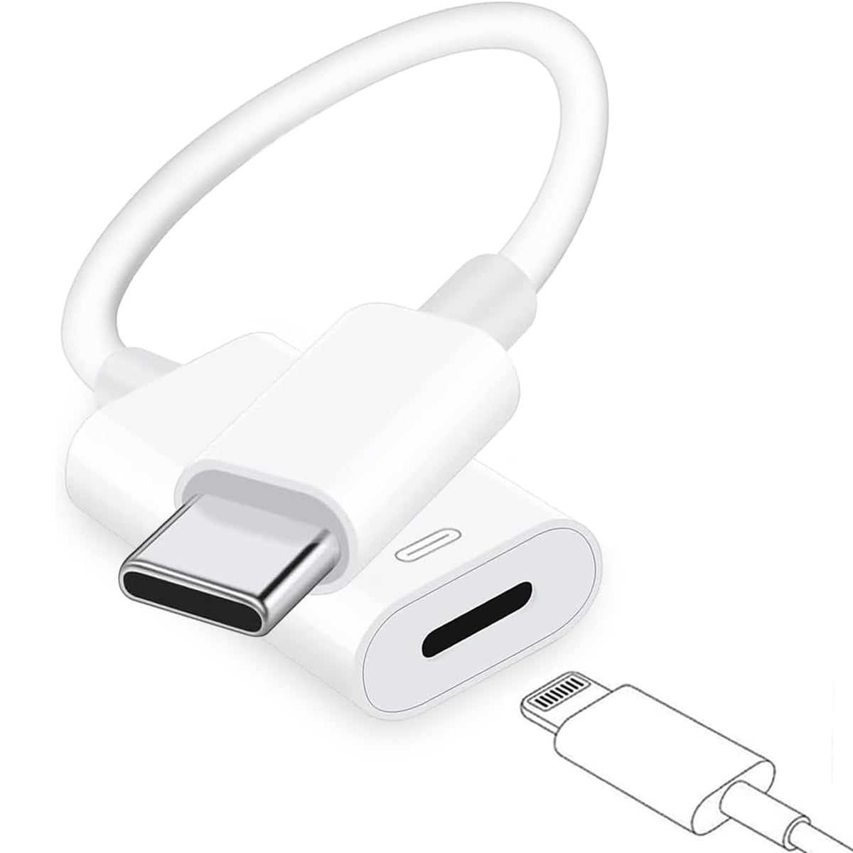 ZORBES® USB C to Headphone Audio Adapter for 16 15 Plus Pro Max with Charge Data,